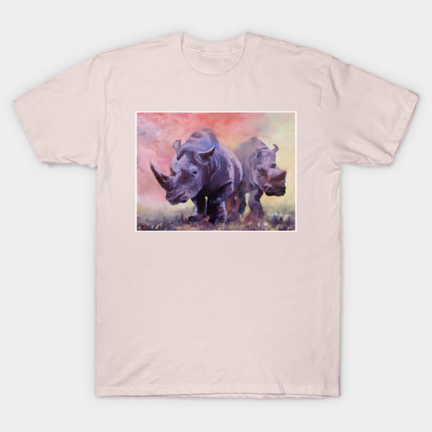 Rhino T-Shirt by abscnth